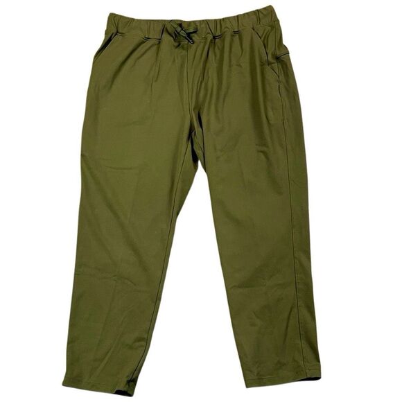 Yogipace Women’s Green Drawstring Pull-on Elastic Waist Pants Large - Picture 1 of 9